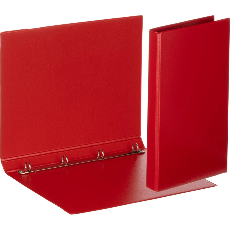 Папка на 4-х кольцах 25мм  красная Россия