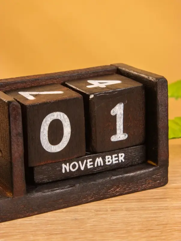 Вечный календарь &laquo;Абориген&raquo;, 14&times;20&times;8 см, дерево, МИКС