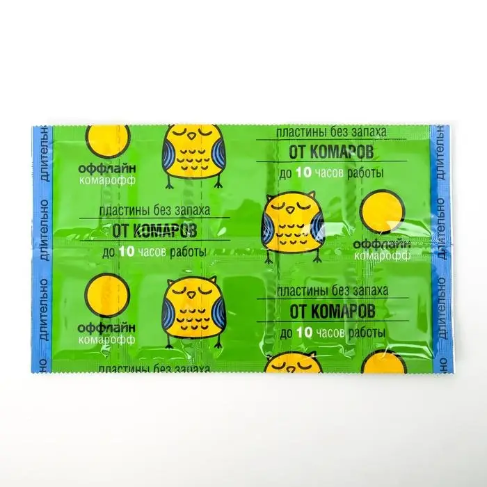 Пластины от комаров «Оффлайн Комарофф», без запаха, 10 шт. Пластины от комаров «Оффлайн Комарофф», без запаха, 10 шт.
