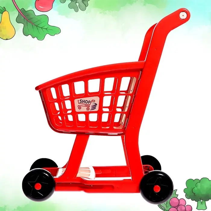 Продуктовая тележка &laquo;Шопинг&raquo; с продуктами, 42 предмета