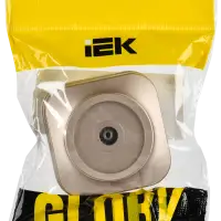 GLORY Розетка для открытой установки TV РТВ20-ХШм шампань матовый IEK