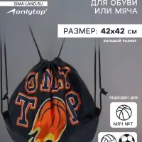 Мешок для обуви или баскетбольного мяча ONLYTOP, 42&times;42 см