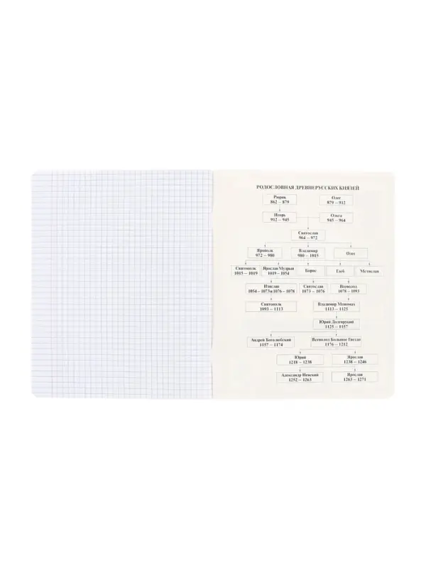 Предметная тетрадь по истории Hatber &laquo;Буквица&raquo;, 48 листов, в клетку, со справочным материалом, обложка из мелованного картона