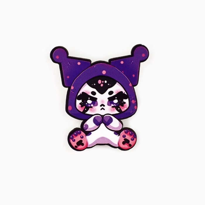 Значки деревянные «Аниме» в шоубоксе, 20 шт Значки деревянные «Аниме» в шоубоксе, 20 шт