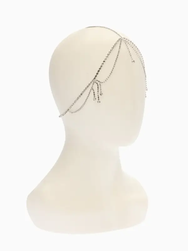 Украшение для волос  Украшение для волос "Богема", цвет белый в серебре