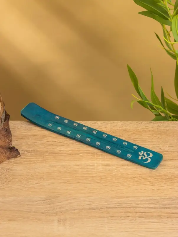 Подставка под благовония  Подставка под благовония "Ом" дерево 25,5 см, МИКС