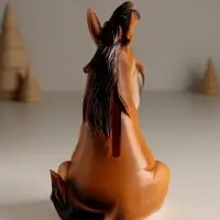 Копилка полистоун "Улыбающийся конь" 10х9х14,5 см