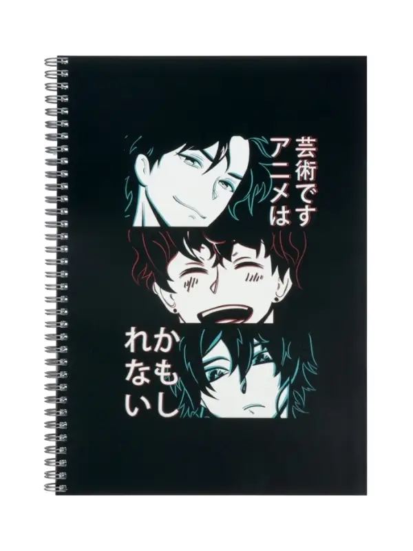 Тетради Calligrata &laquo;Аниме Art.Комикс&raquo;, А4, 2 штуки, 96 листов, в клетку, на гребне, обложка из мелованного картона