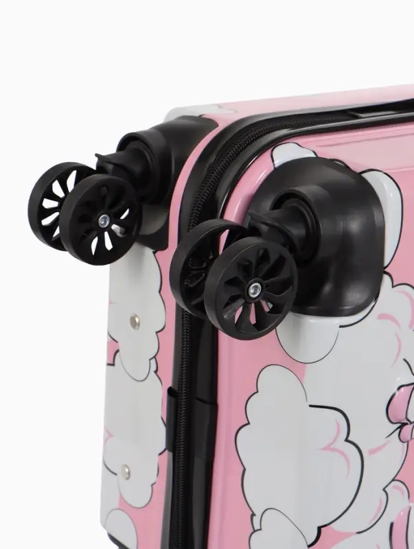 Чемодан дет Единорог 18 Чемодан дет Единорог 18", 35*22*27 см, отдна молнии, код.замок, 4 колеса,