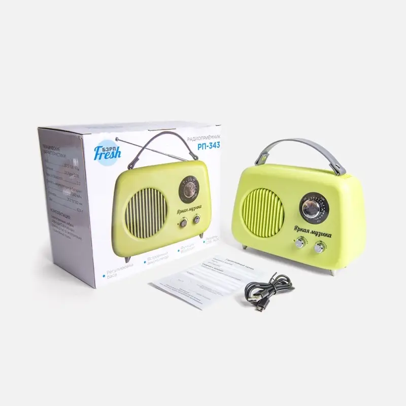 Радиоприемник «Fresh РП-343», зеленый