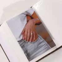 Фотоальбом на 100 фото &laquo;Под ткань&raquo;, 10&times;15 см, кожзам, 12.5&times;5.5&times;16.5 см, тёмно-коричневый