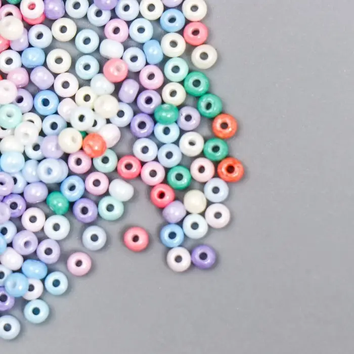 Бисер стекло 8/0  Бисер стекло 8/0 "Перламутр. Меланж" 10 гр