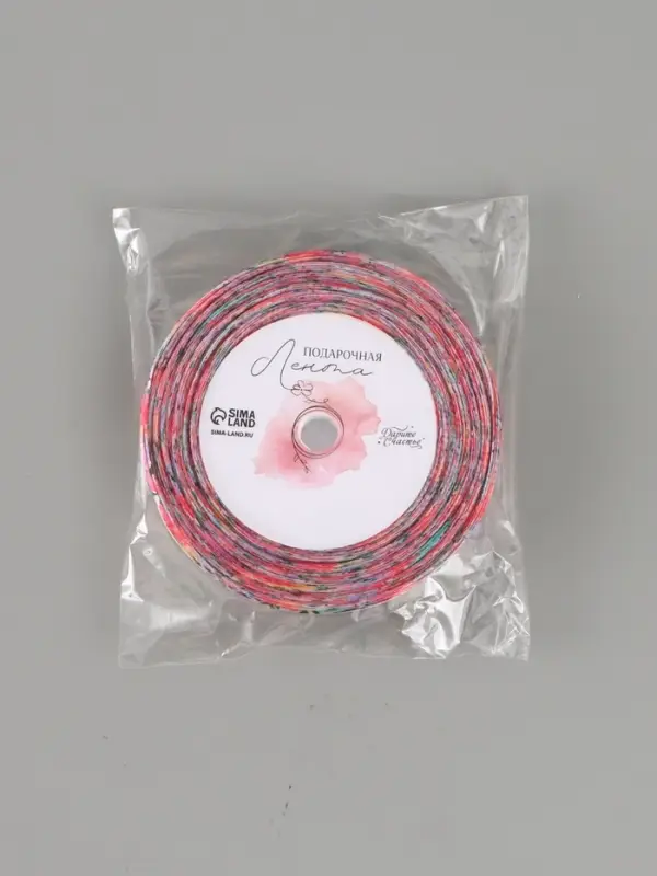 Лента атласная &laquo;Полевой букет&raquo;, 15 мм &times; 23 &plusmn; 1 м, разноцветная