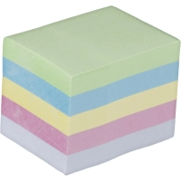 Бумага для заметок с клеевым краем  38x51 мм, 400 л, 5 цветов в асс