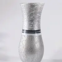 Ваза &laquo;Элегия&raquo;, h=26 см, стекло, серебро