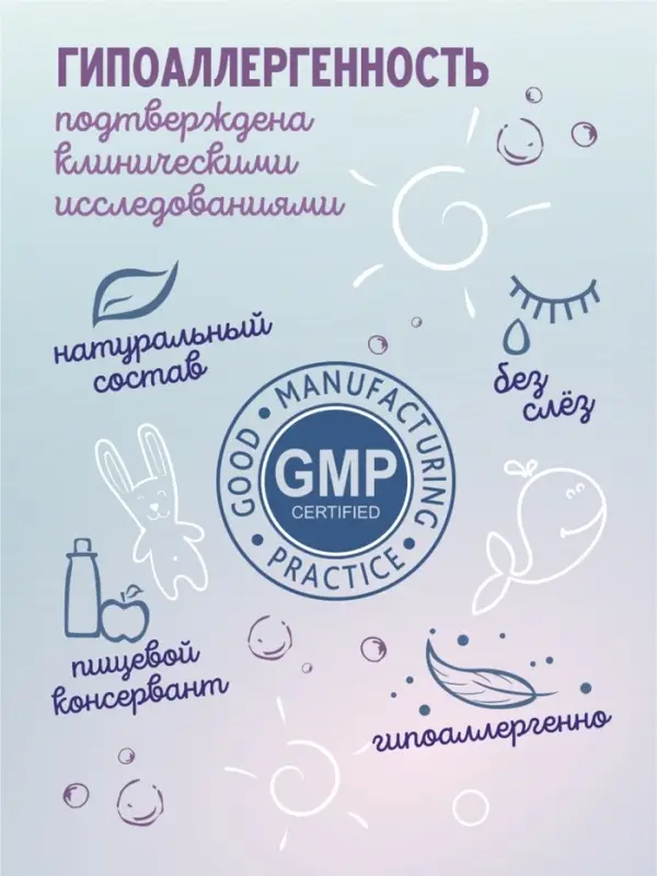 Пенка для купания девочек AQA baby KIDS интенсивное питание, 250 мл