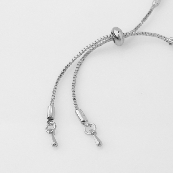 Браслет со стразами «Змея», цвет зелёный в серебре Браслет со стразами «Змея», цвет зелёный в серебре