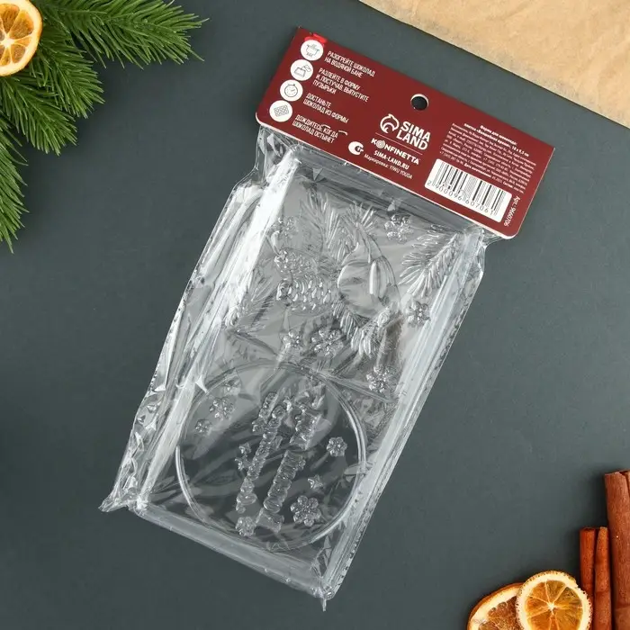 Форма для шоколада - плитка «Волшебное время», 18 х 9.5 см Форма для шоколада - плитка «Волшебное время», 18 х 9.5 см