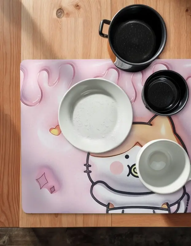 Коврик для дома Доляна Baby, влаговпитывающий, 40&times;60 см, розовый