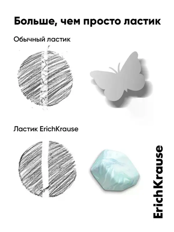 Ластик ErichKrause Aquamarine