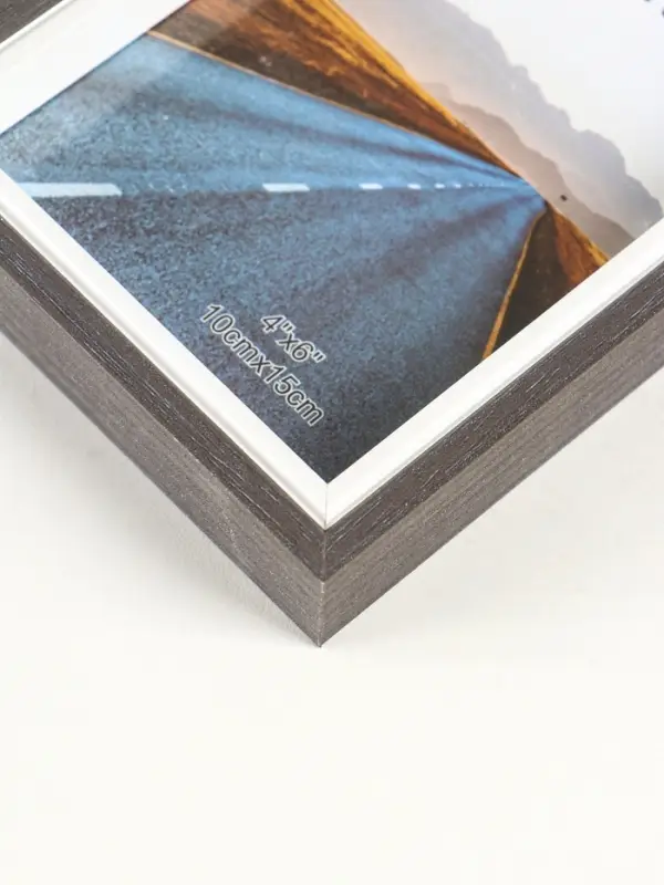 Фоторамка МДФ, стекло на 4 фото 10х15 "День и ночь" 28,5х28,5х2,2 см