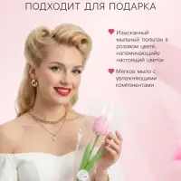 Мыльный тюльпан, розовый