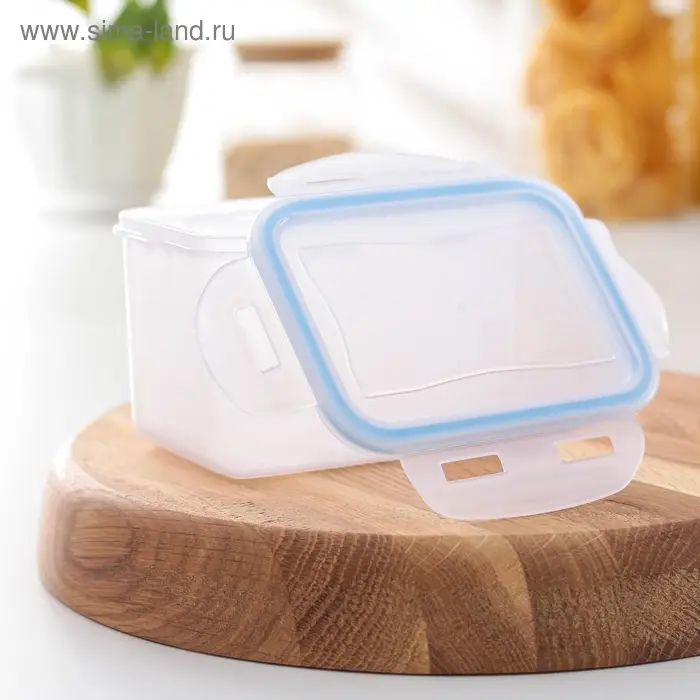 Контейнер пищевой, 630 мл с герметичной крышкой Контейнер пищевой, 630 мл с герметичной крышкой