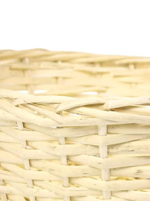 Набор корзин 3 шт ИВА 40x30x13 34х24x11 29х21x10 см ПЛЕТ ручка h=20/18/16 см бел