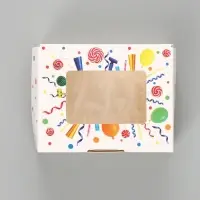 Коробка подарочная складная &laquo;Путевка в сладкую жизнь&raquo;, 10&times;8&times;3.5 см, с окном