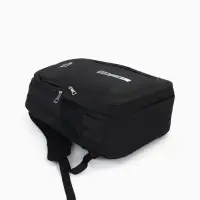 Рюкзак молодёжный, 2 отдела на молнии, 4 кармана, размер 37&times;17&times;54 см, чёрный