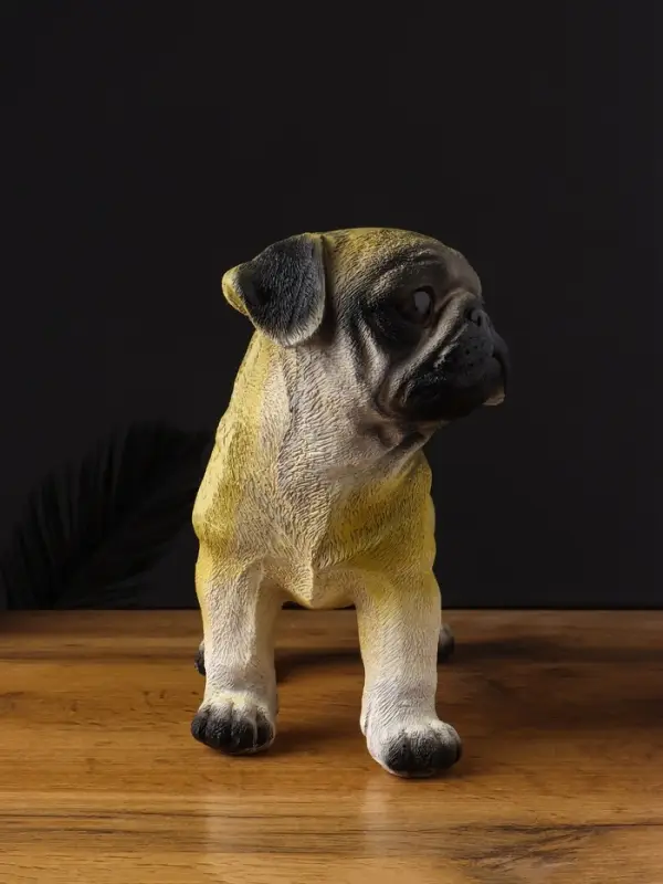 Фигару "Щенок мопс стоящий" 12х23х21 см