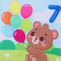 Книжка-шуршалка Крошка Я &laquo;Веселые цифры&raquo;, 12&times;12 см