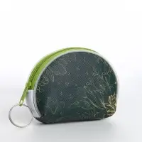 Кошелёк-монетница на молнии, 10&times;1&times;8.5 см, МИКС