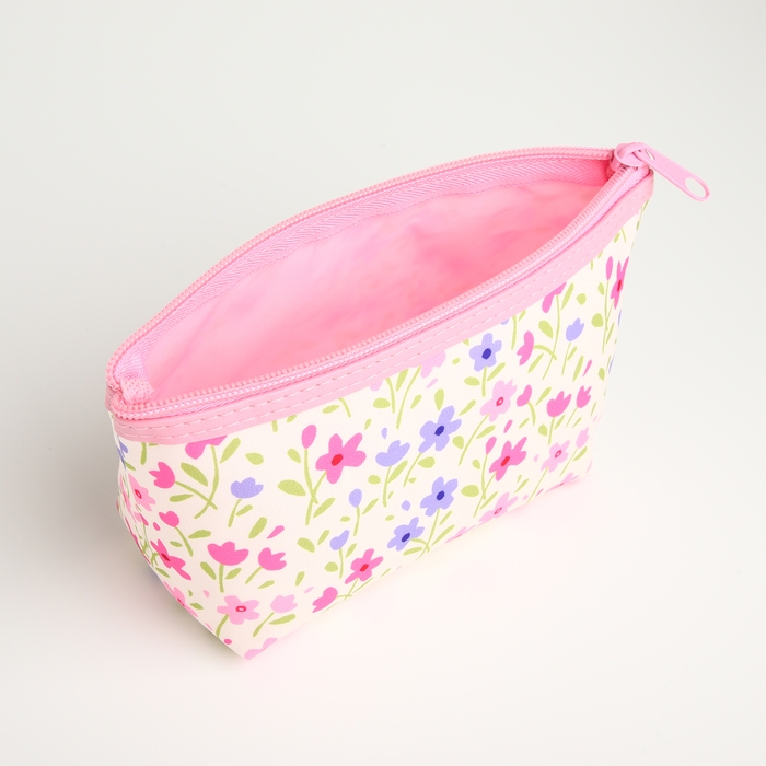 Набор косметичек 2 в 1 на молнии, цвет розовый Набор косметичек 2 в 1 на молнии, цвет розовый