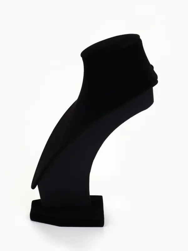 Бюст для украшений QF, 15.5&times;10&times;25 см, h=25 см, чёрный