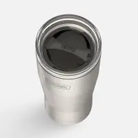 Термокружка Icon 710 с поворотной крышкой, серебристая (стальная)