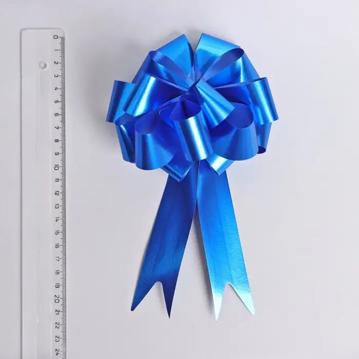 Бант - шар No3 простой, синий Бант - шар No3 простой, синий