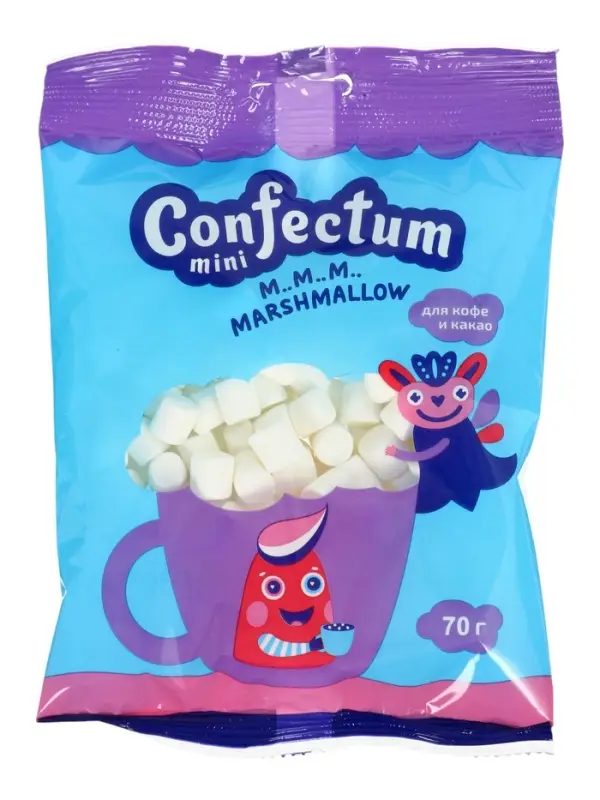 Зефир Confectum Mini, с ароматом ванили, 70 г