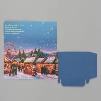 Открытка с местом под шоколадку &laquo;С Новым Годом. Карусель&raquo;