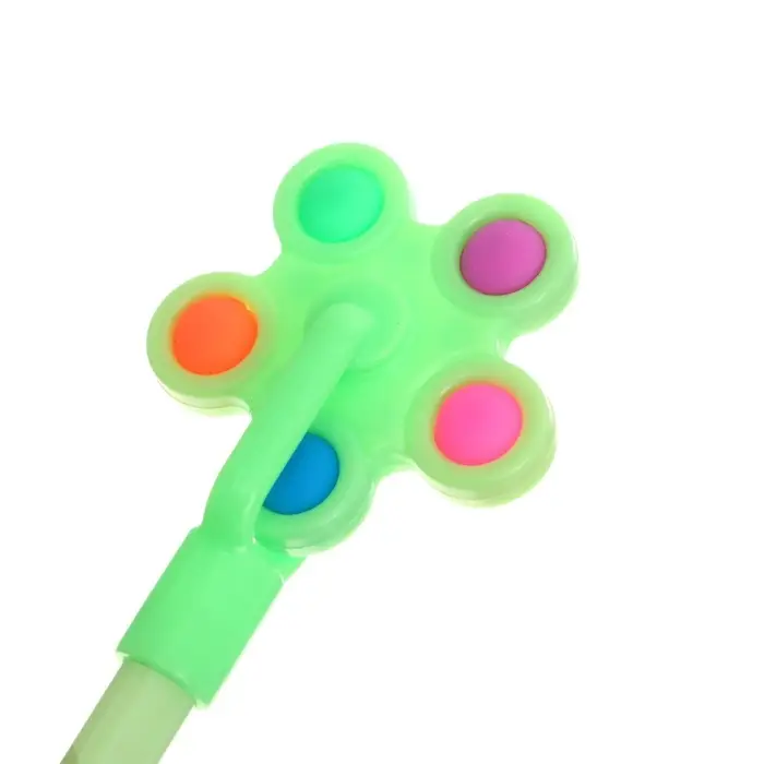 Ручка - прикол «Авокадо со спинером» гелевая, МИКС (штрихкод на штуке)