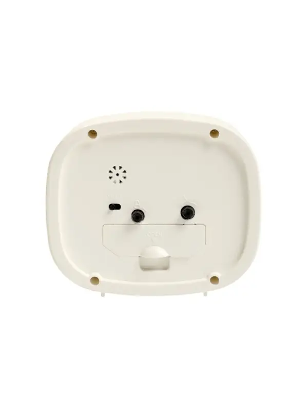 Будильник-часы настольные &laquo;Классика&raquo;, 12.5&times;10.5 см, от батарейки АА, белый