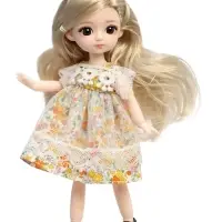 Кукла шарнирная &laquo;Арина&raquo; в платье, МИКС