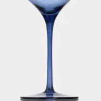 Бокал для вина Magistro &laquo;Иллюзия&raquo;, 540 мл, 10&times;24 см, стекло, прозрачный, синий