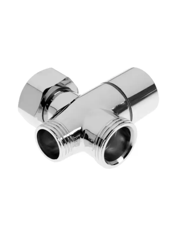 Дивертор ZEIN Z741, для смесителя, корпус цинк, керамика, цвет хром