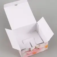 Коробка подарочная складная, упаковка, &laquo;Счастья в каждом моменте&raquo;, 15&times;15&times;7 см