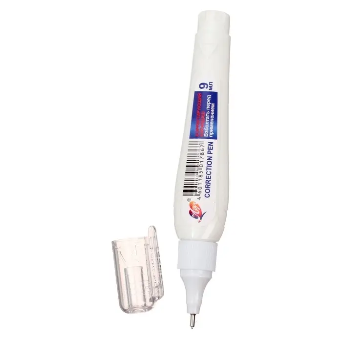 Корректор-карандаш 9 мл &laquo;Луч&raquo;, на растворителе, с металлическим наконечником