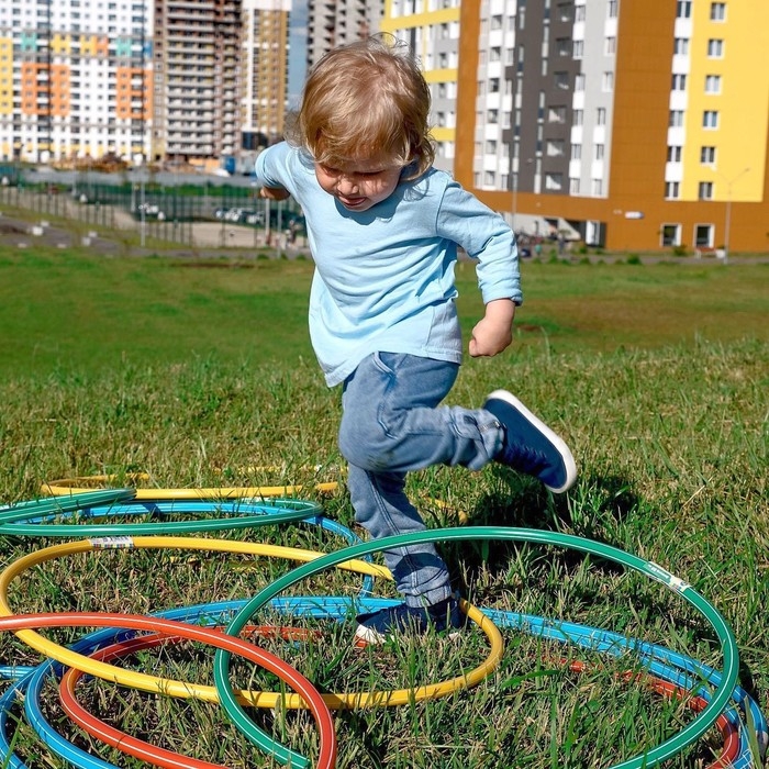 Обруч, диаметр 60 см, цвет зелёный Обруч, диаметр 60 см, цвет зелёный