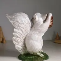 Фигура "Белка с шишкой" с глиттером, 26х28 см, Фигура "Белка с шишкой" с глиттером, 26х28 см,