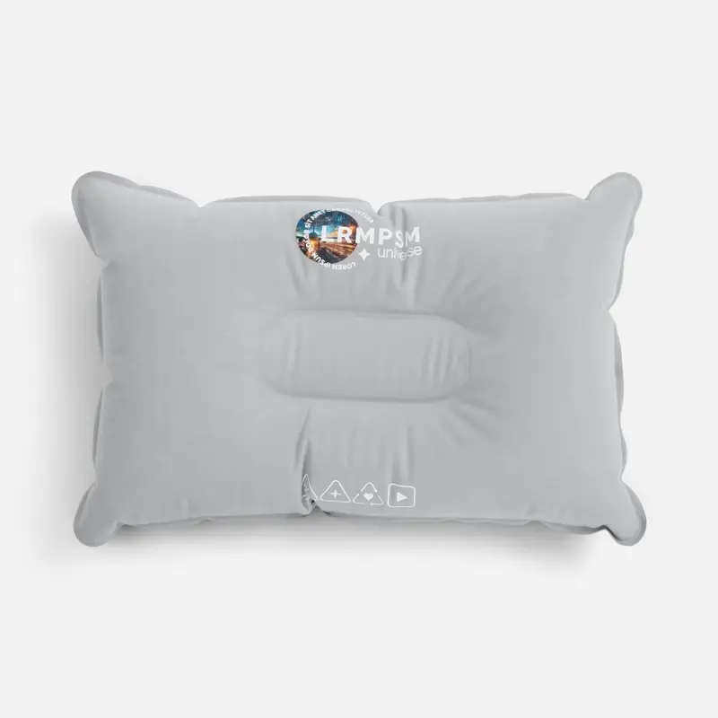 Надувная подушка Pillowish, серая