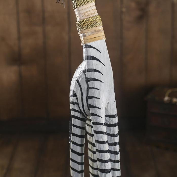 Сувенир дерево  Сувенир дерево "Зебра с ошейником" 80 см